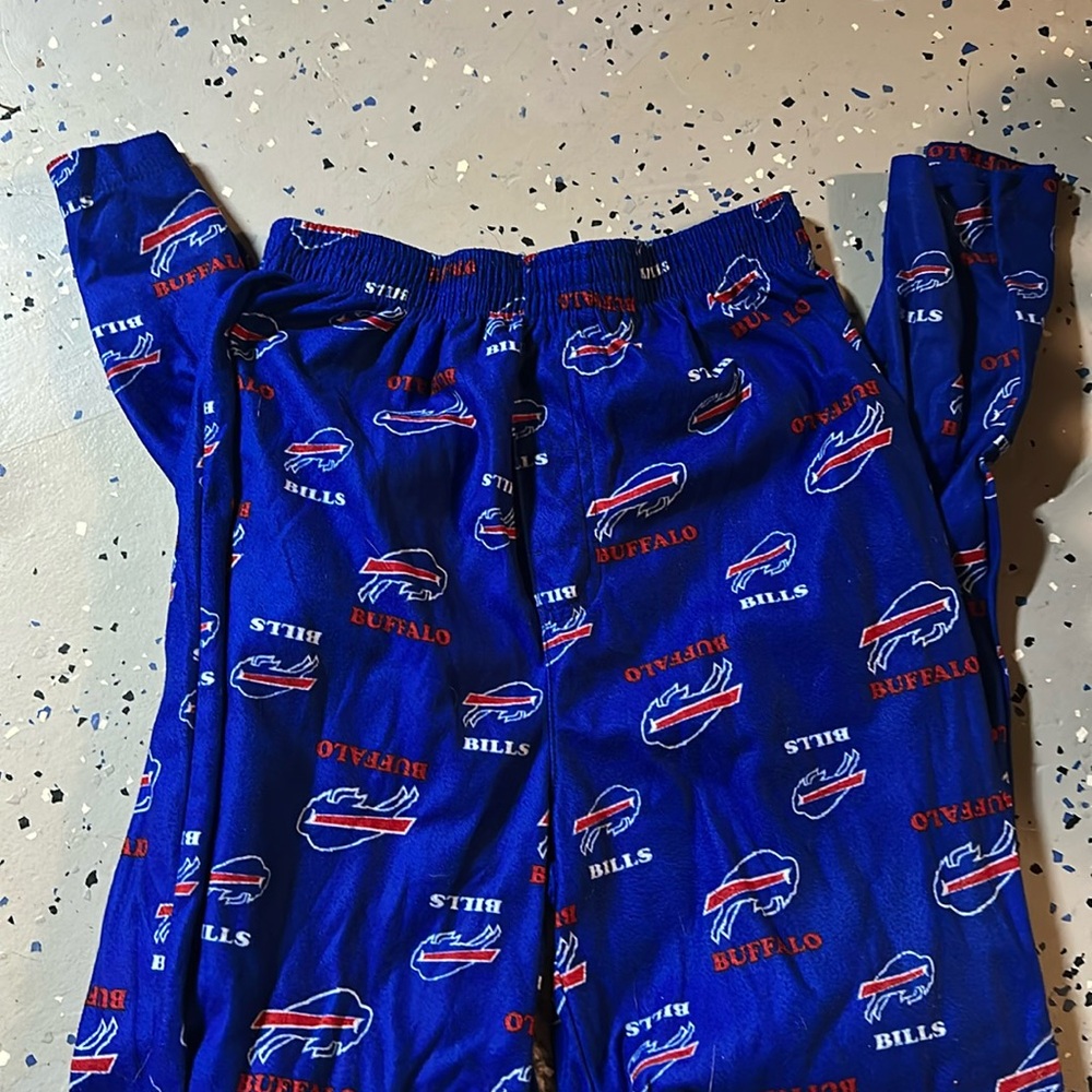 Buffalo bills youth large fleece pajama pants